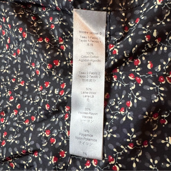 Kenzo Mixed Media Velvet Blazer - Size 2 - Picture 7 of 9